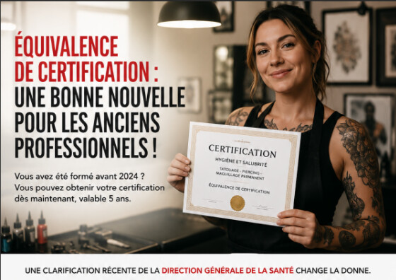 Équivalence de certification hygiène et salubrité