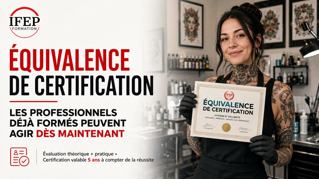 Équivalence de certification : les professionnels déjà formés peuvent agir dès maintenant Équivalence de certification : les professionnels déjà formés peuvent agir dès maintenant